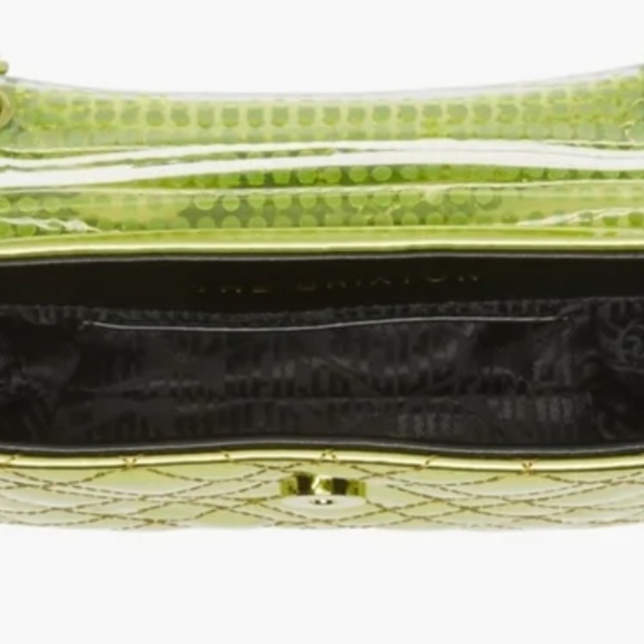 Kurt Geiger NWT Neon Lime Green Brixton Bag with Dustbag - Picture 4 of 6